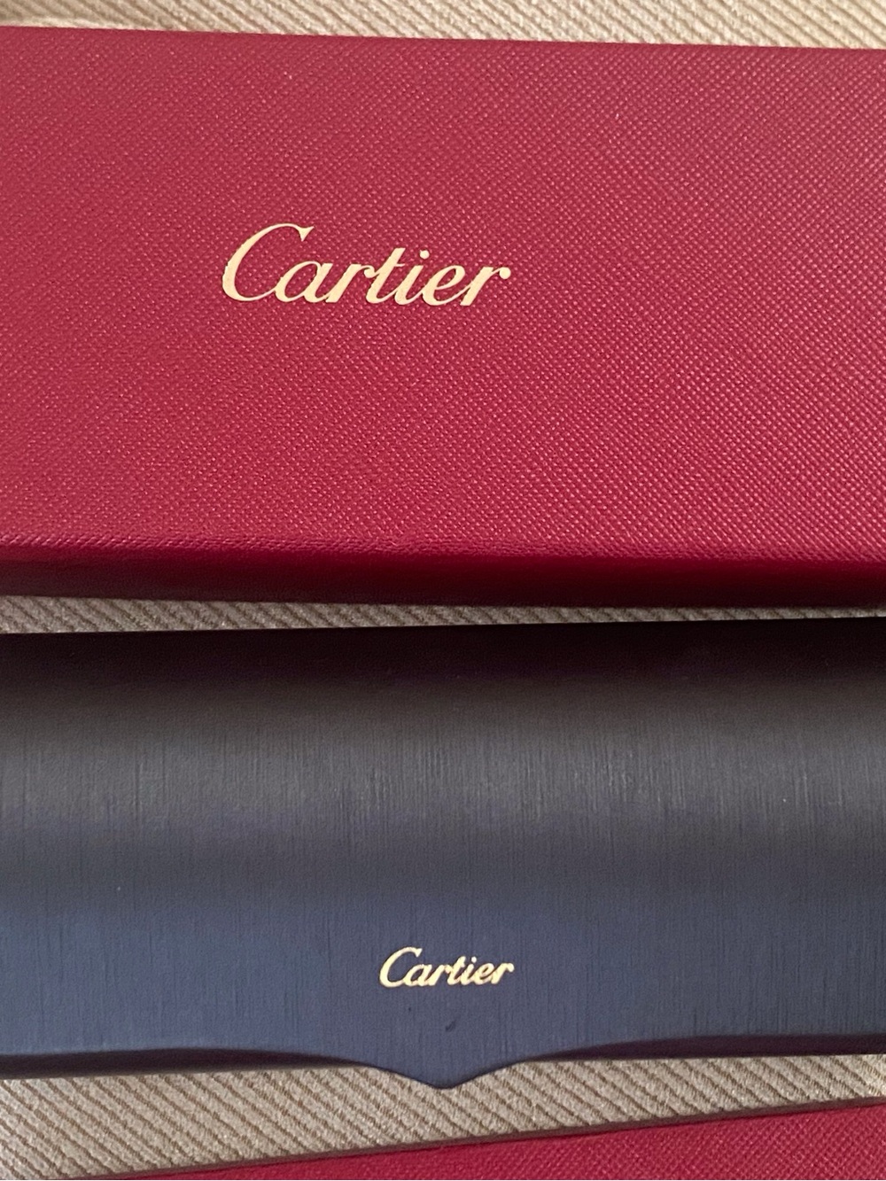 Cartier Sunglasses in Black and Gold - Picture 10 of 13